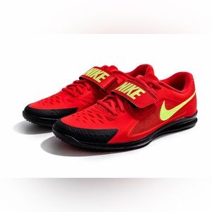 Nike Zoom Rival SD Throwing Shoes Size 10 Bright Crimson Volt Track & Field NWOT
